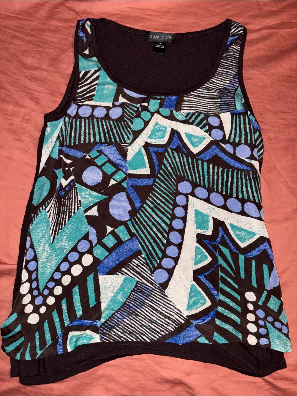 Set of 4 Assorted Womens Floral & Solid Tank Tops - Pink, Red, Black, Multi - Picture 5 of 5